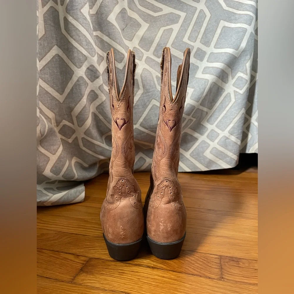 Justin McKayla Leather Cowboy/Western Boots - Picture 9 of 14